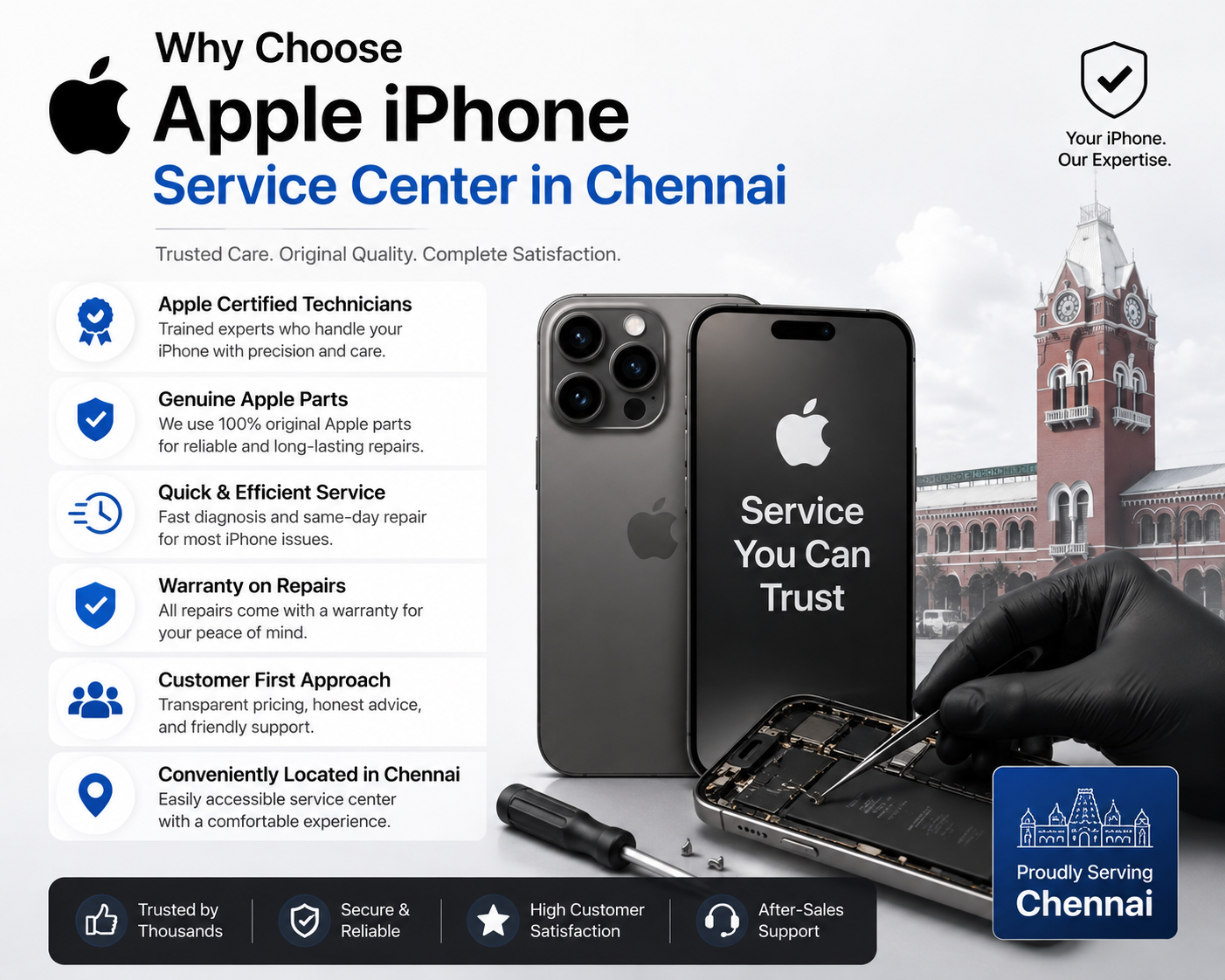 Why Choose Apple iPhone Service Center in Chennai